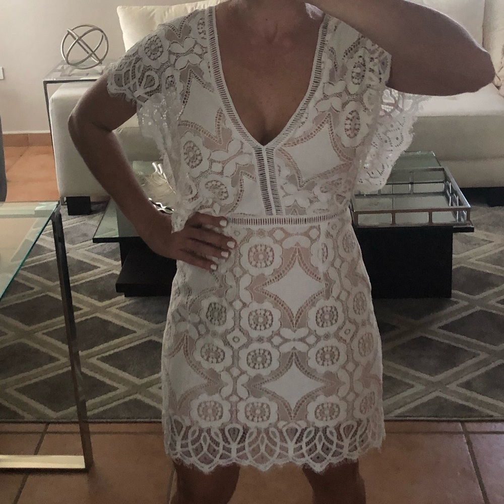 White dress